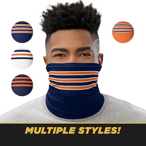 Chicago Bears Neck Gaiter / Waschbar & Wiederverwendbar Gesichtsbedeckung