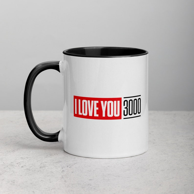 I Love You 3000 Mug / Iron Man Mug / Avengers Mug / Multiple Styles White/Black (11oz)