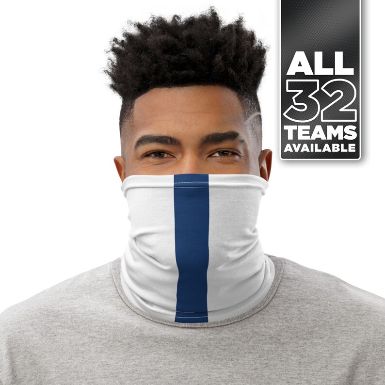 Indianapolis Football Helmet Neck Gaiter / Washable & Reusable Etsy