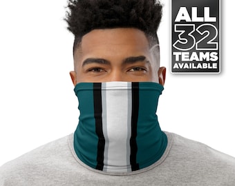 Philadelphia Football Home Stripe Neck Gaiter / Washable & Reusable Face Cover