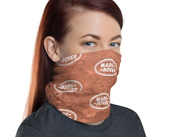 Mars Rover Neck Gaiter (Mars Surface) / Washable & Reusable Face Cover / 10% Donated to Space Science, Education, Exploration