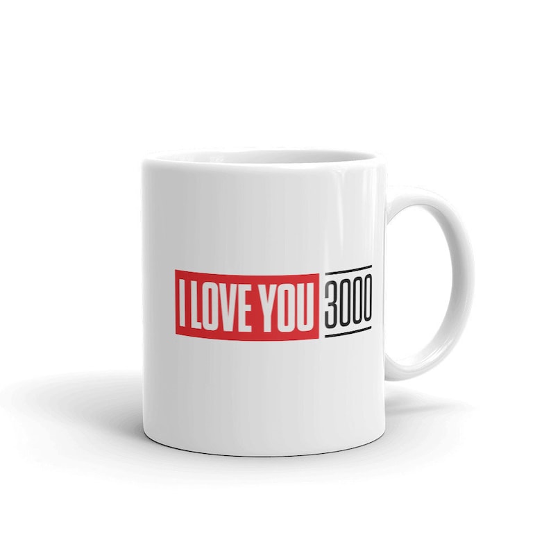 I Love You 3000 Mug / Iron Man Mug / Avengers Mug / Multiple Styles White (11oz)