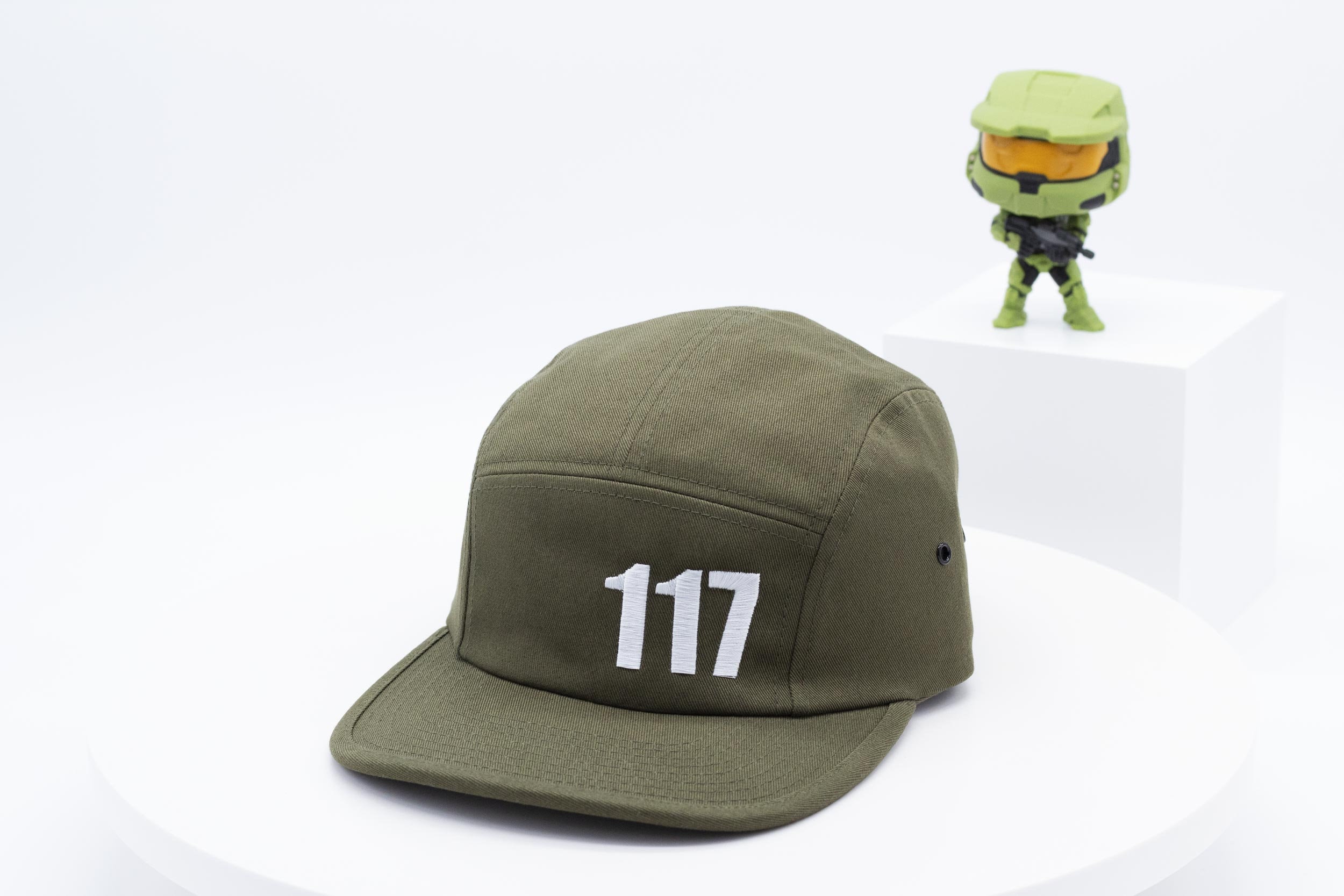 Chief 117 Five Panel Cap / Halo Inspired Hat / Master Chief Hat 