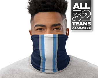 Tennessee Football Home Stripe Neck Gaiter / Washable & Reusable Face Cover