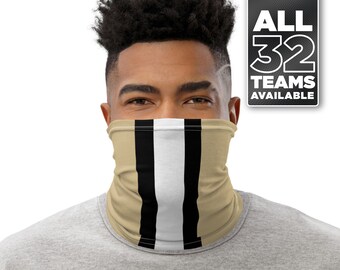 New Orleans Football Helmet Neck Gaiter / Washable & Reusable Face Cover