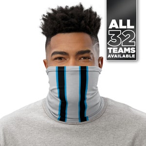 Carolina Football Helmet Neck Gaiter / Washable & Reusable Face Cover