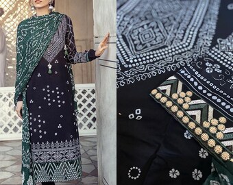 ajrak suit design