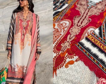 Readymade Indian dress pakistani suit designer whiteRed dress