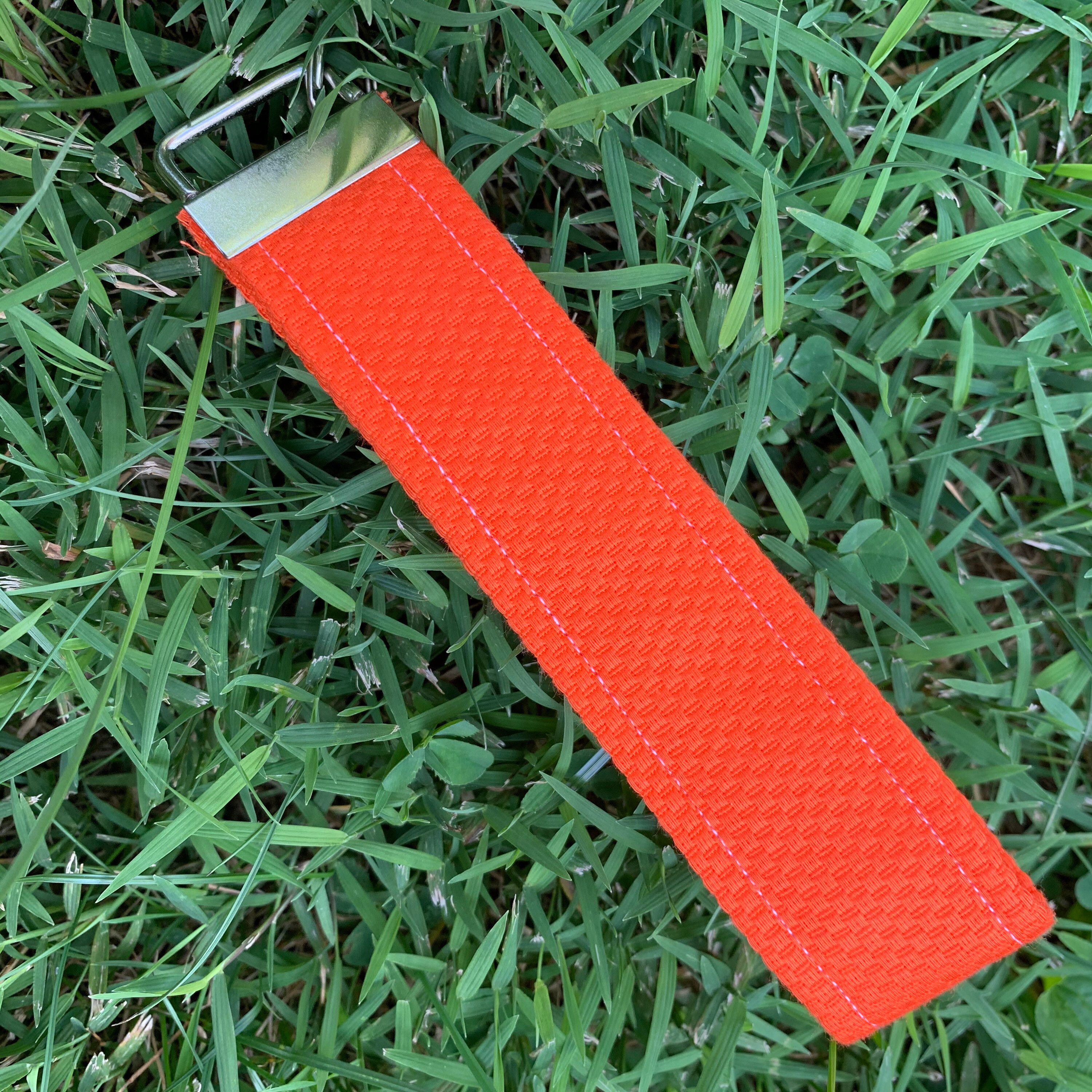 Orange Key Fob bright orange Keycahin fun gift keychain Etsy