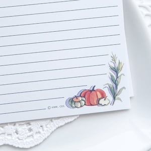 8 cartões de receitas vintage Hallmark - Abóboras e maçãs - Coisas efêmeras - Junk Journal - Scrapbooking - Cartões de culinária - Junk Journal Supply