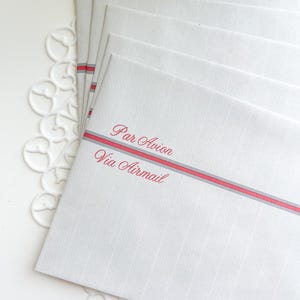 5 - Buste postali vintage grigio pietra di luna - Carta vintage - Cancelleria - Happy Mail - Forniture per diario spazzatura - Forniture per diario
