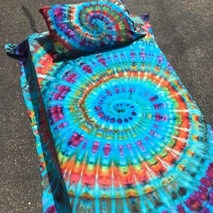 Tie Dye Bedding | Tie Dye Sheets | Boho Bedding| Hippie Sheets | Handmade Tie Dye | Crib and Toddler Sheets