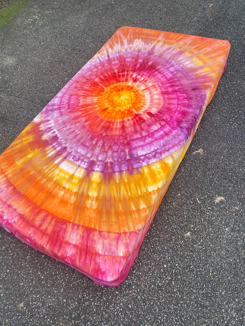 Tie Dye Bedding Tie Dye Sheets Boho Bedding Hippie Sheets Etsy