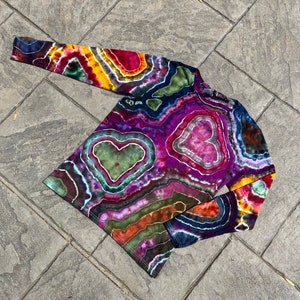Black, Green & Purple Spiral Tie Dye T-Shirt - Paradisiac Psychedelic Tie  Dye Shop