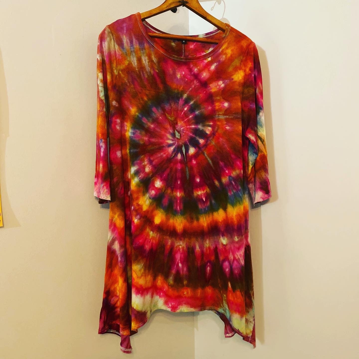 tie dye tunic tops
