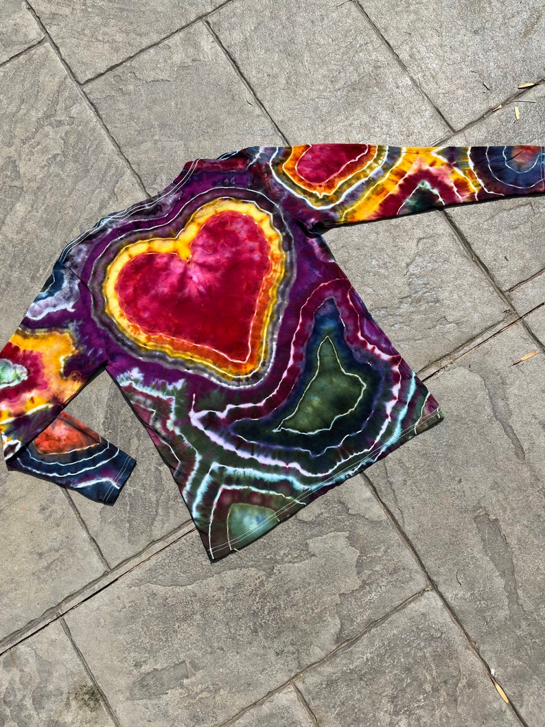 mens tie dye long sleeve t shirts