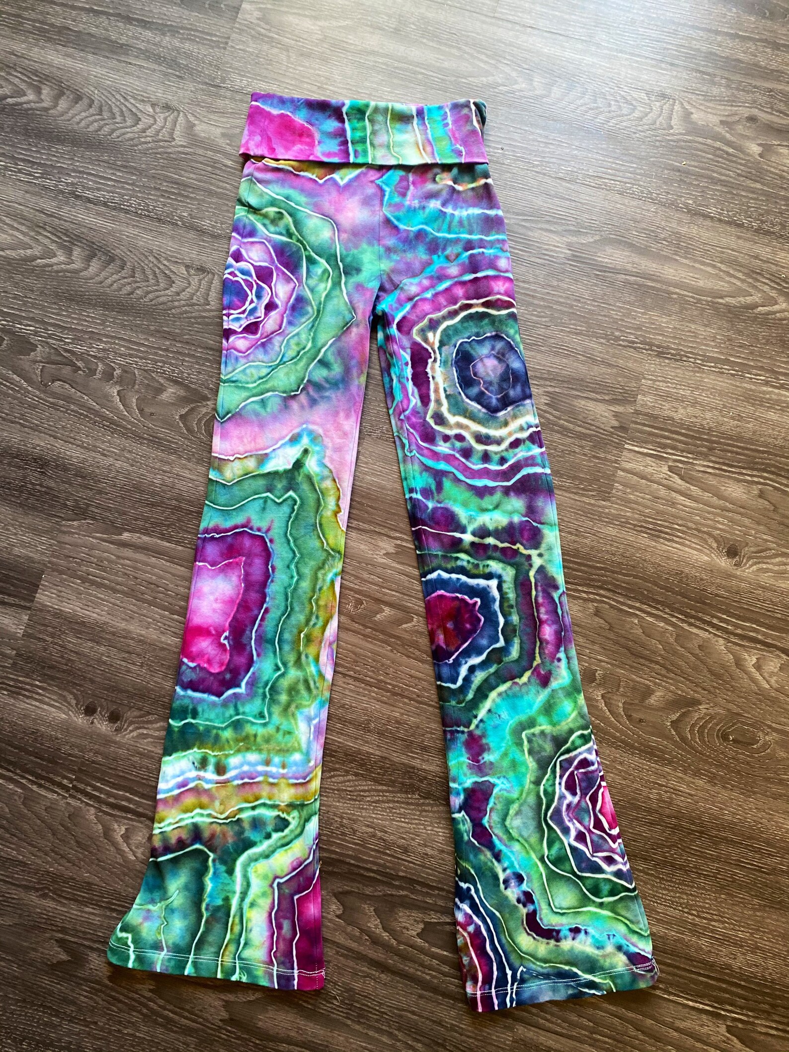Tie Dye Yoga Pants S M L XL 2X 3X Womens Tie Dye Etsy