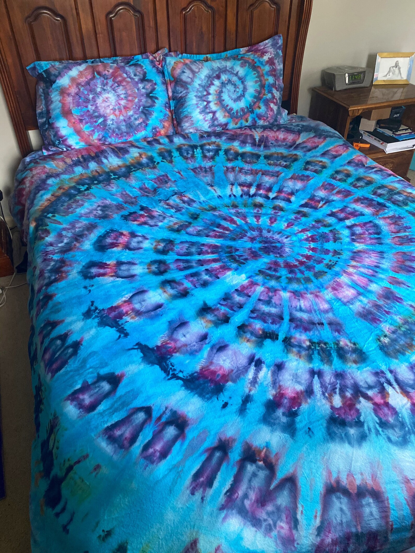 Tie Dye Bedding Tie Dye Duvet Cover and Sham Set Boho Etsy