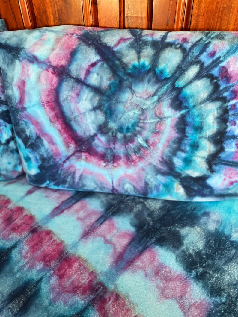 Tie Dye Bedding Tie Dye Sheets Boho Bedding Hippie Sheets Etsy