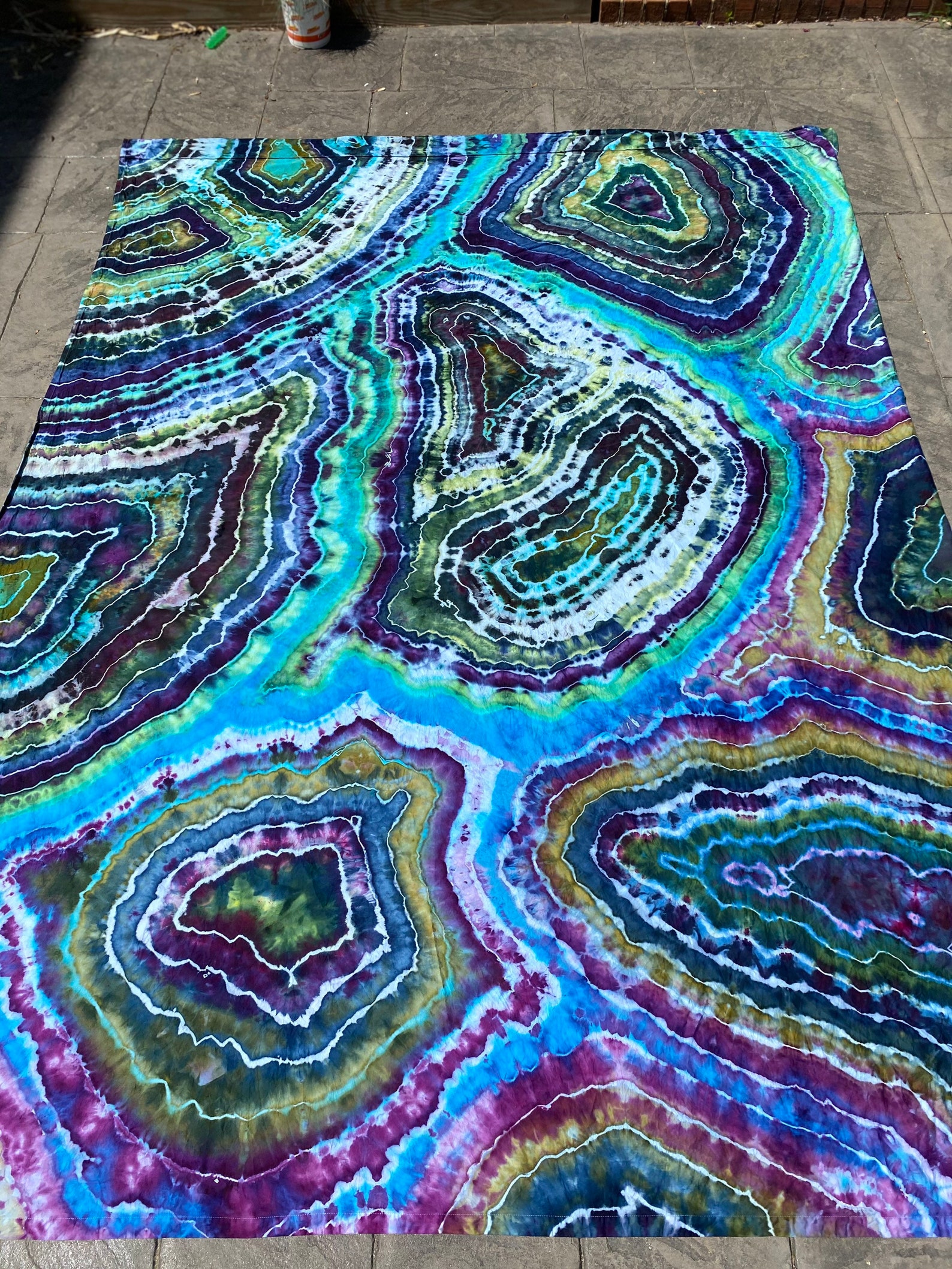 Tie Dye Tapestry Boho Wall Art Tie Dye Wall Hanging Etsy