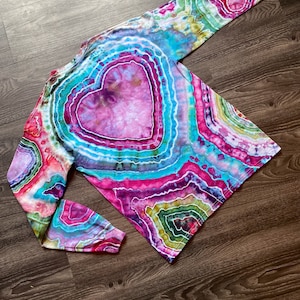 Tie Dye Long Sleeve Shirt | Tie Dye T-Shirt | Tie Dye Loungewear | Boho Clothing | Hippie Clothes | Hand Dyed Tie Dye Clothing