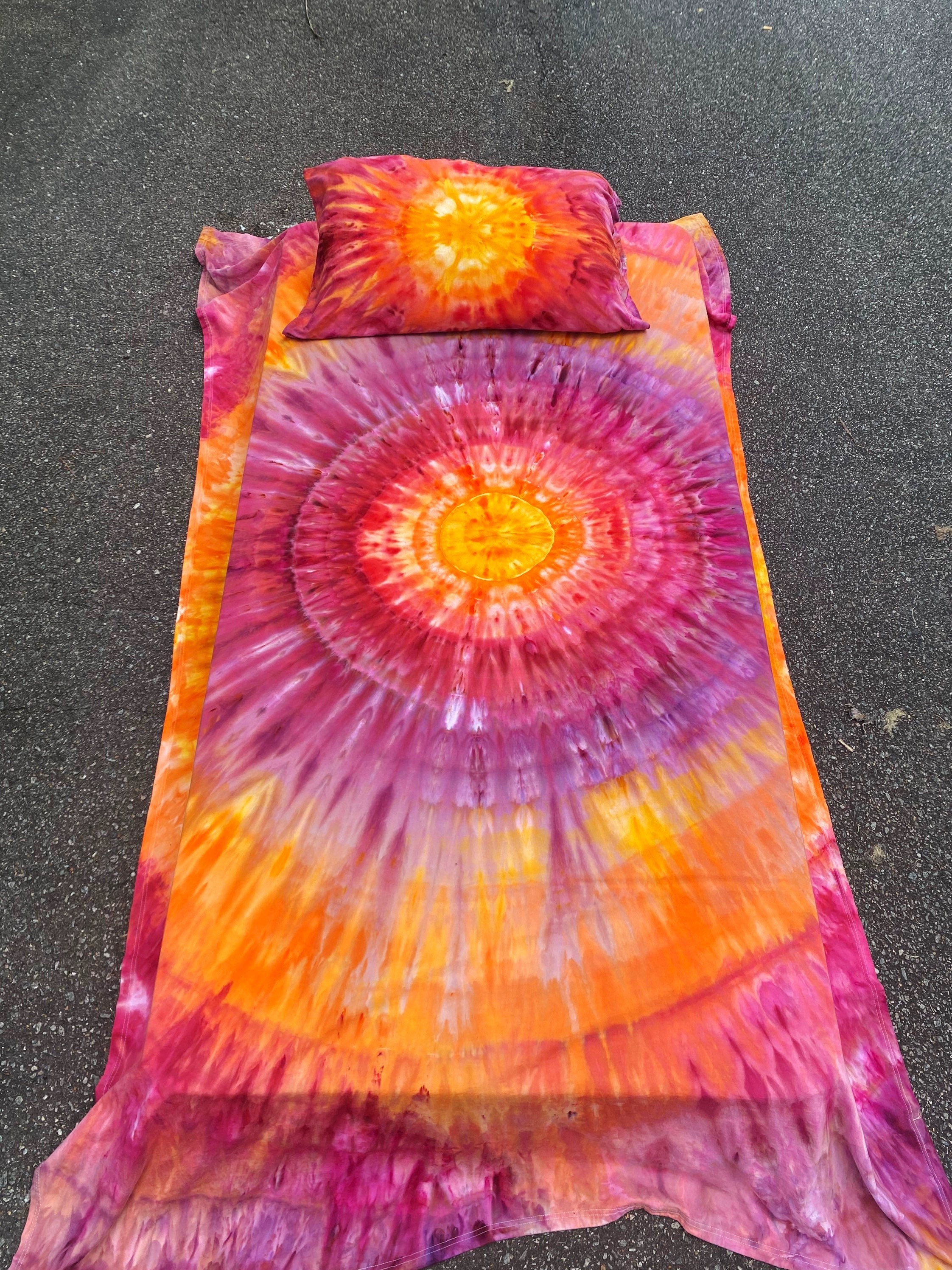 Tie Dye Bedding Tie Dye Sheets Boho Bedding Hippie Sheets Etsy