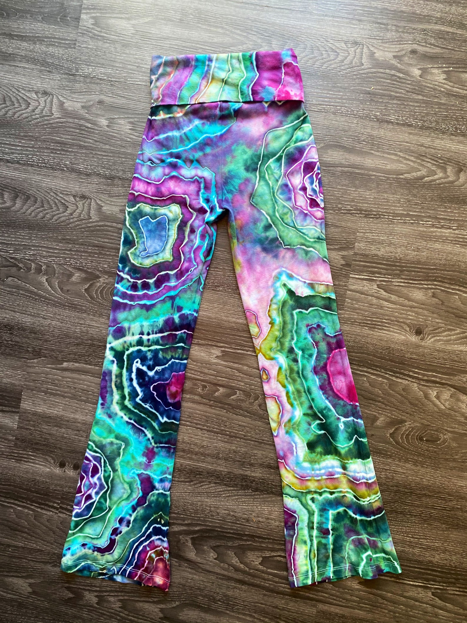 Tie Dye Yoga Pants S M L XL 2X 3X Womens Tie Dye Etsy