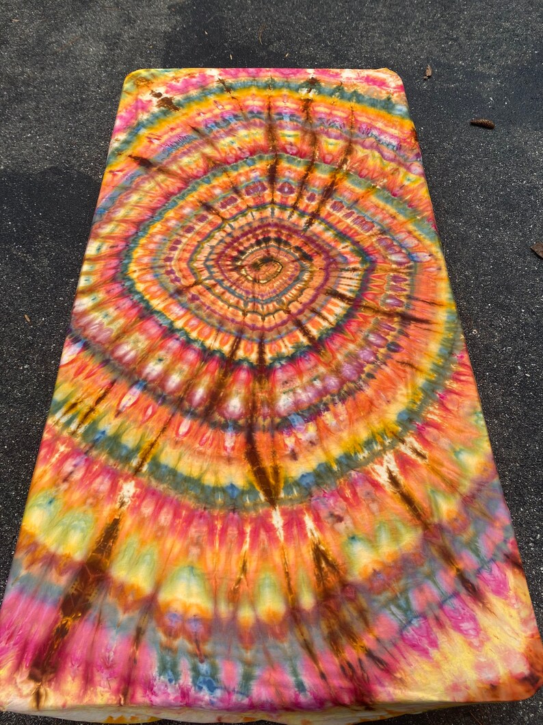 Tie Dye Bedding Tie Dye Sheets Boho Bedding Hippie Sheets Etsy