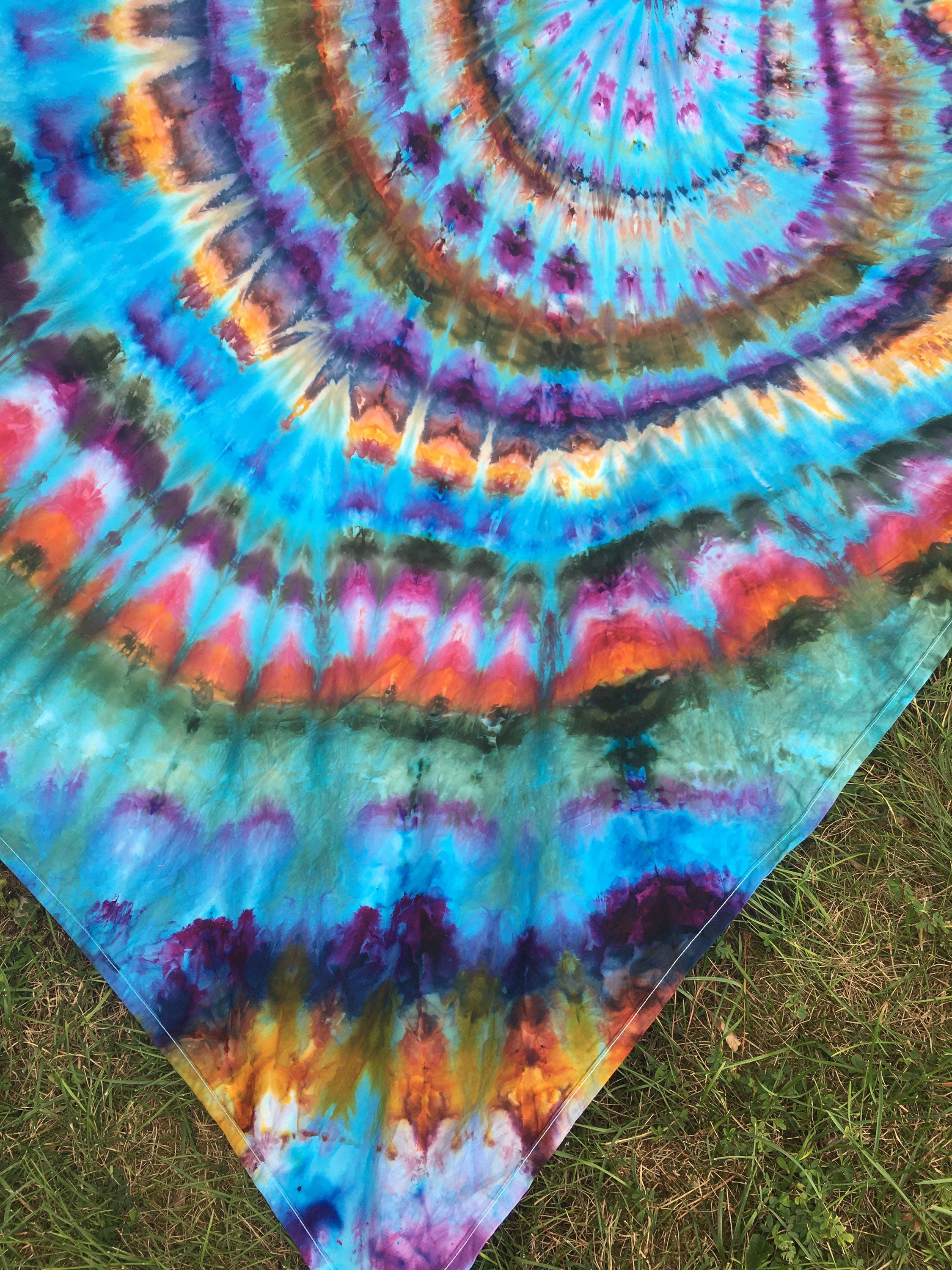 Tie Dye Tapestry Boho Wall Art Tie Dye Wall Hanging Etsy