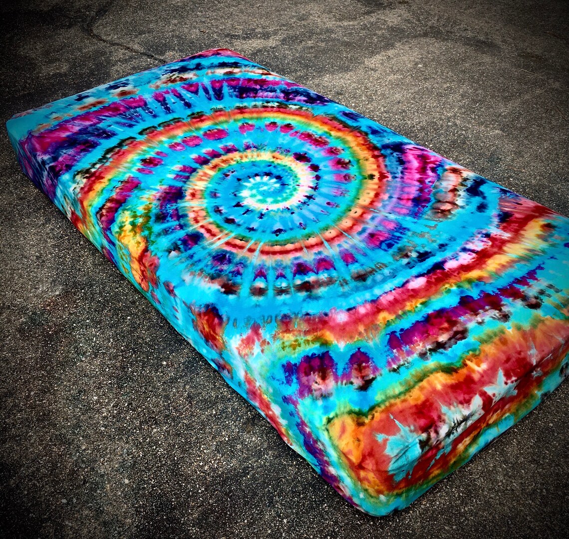 Tie Dye Bedding Tie Dye Sheets Boho Bedding Hippie Sheets Etsy