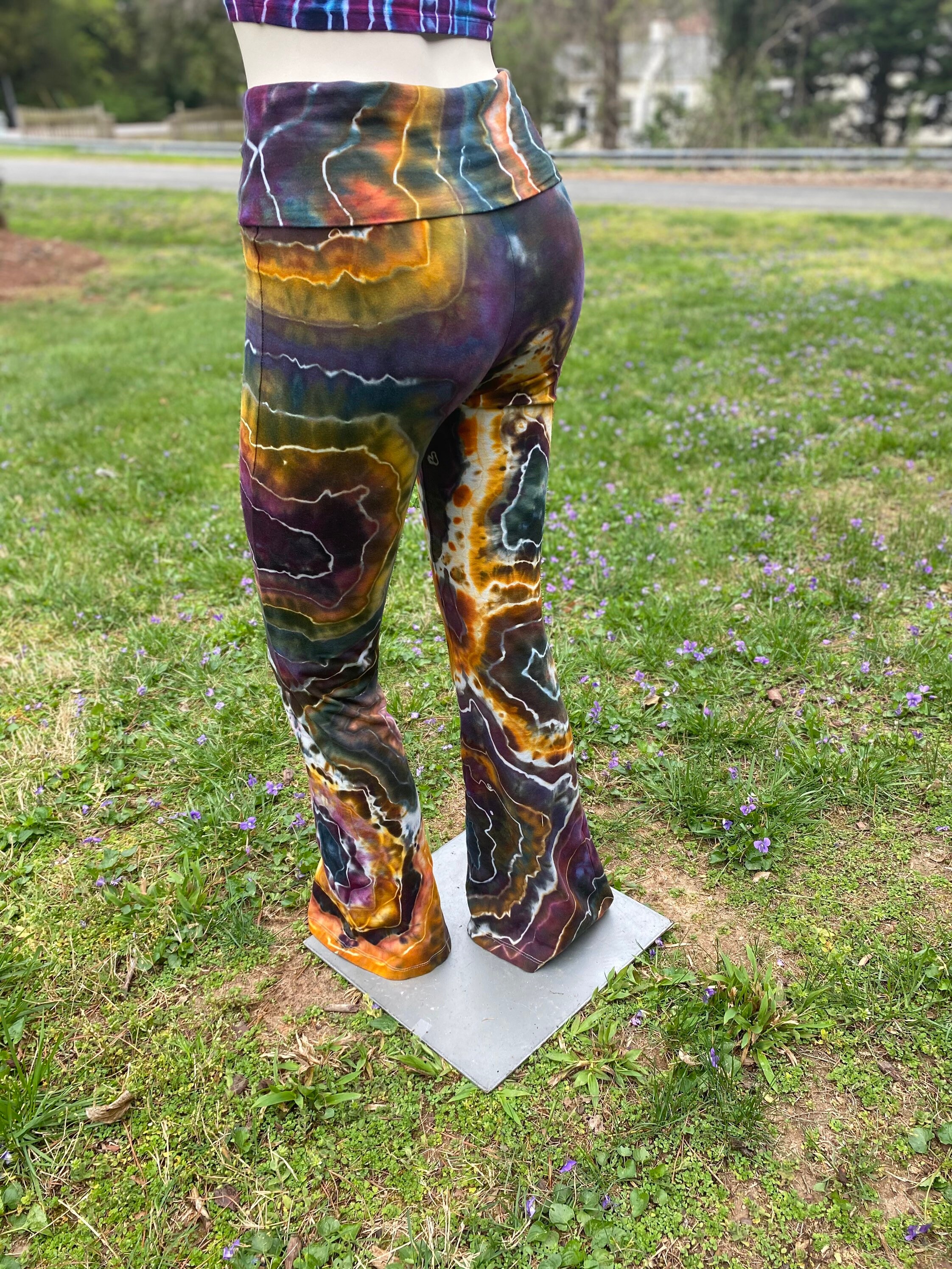 Tie Dye Yoga Pants S M L XL 2X 3X Womens Tie Dye Etsy