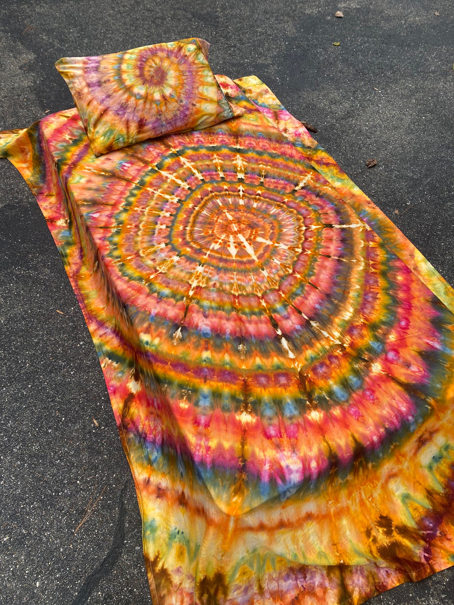 Tie Dye Bedding Tie Dye Sheets Boho Bedding Hippie Sheets Etsy