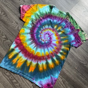 Tie Dye Shirt | Hippie Clothes | Spiral Tie Dye T-shirt | Tie Dye T-Shirt | Boho Clothing | Tie Dye T-Shirt S, M, L, XL, 2X, 3X