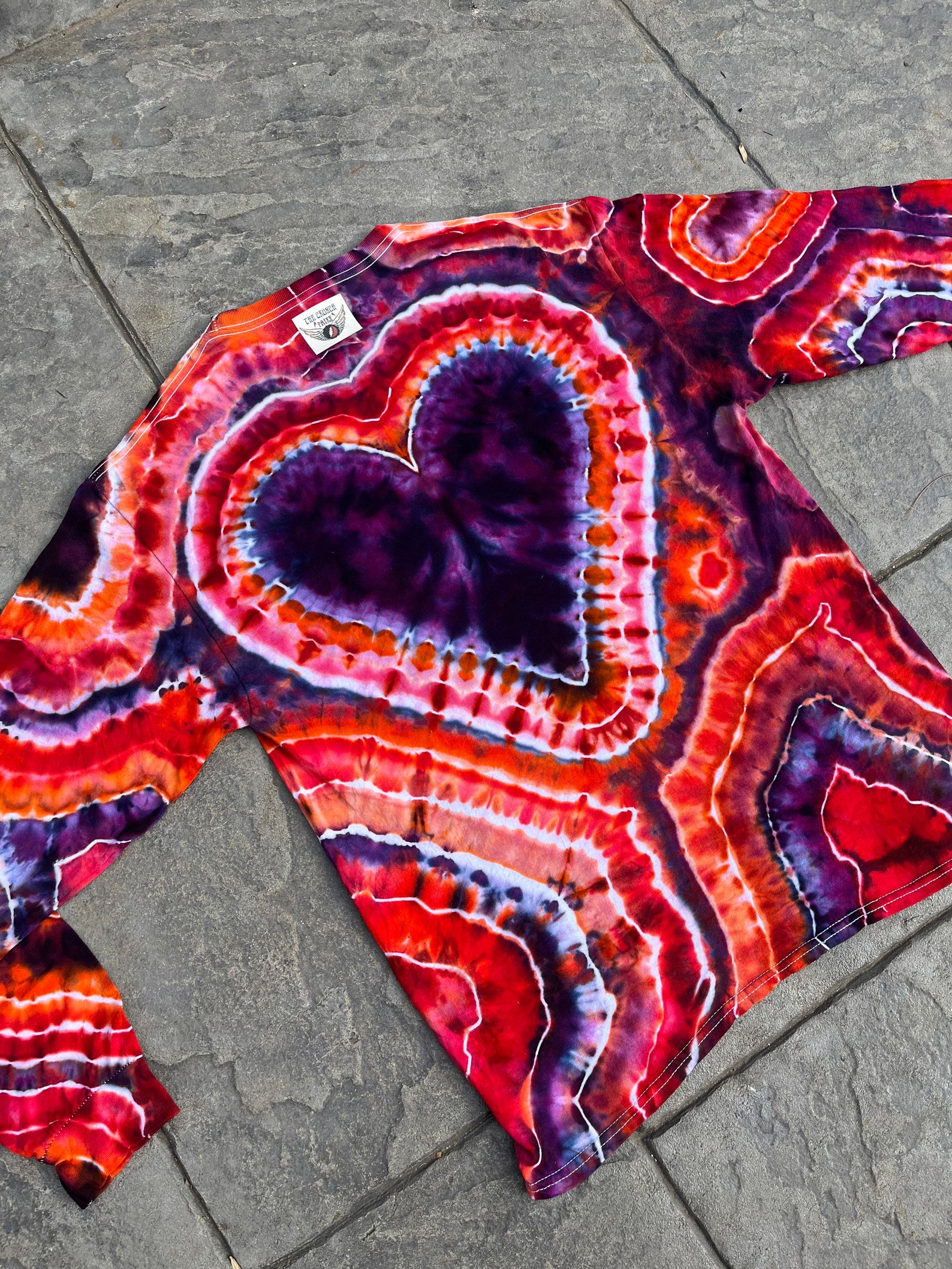fitted tie dye shirt