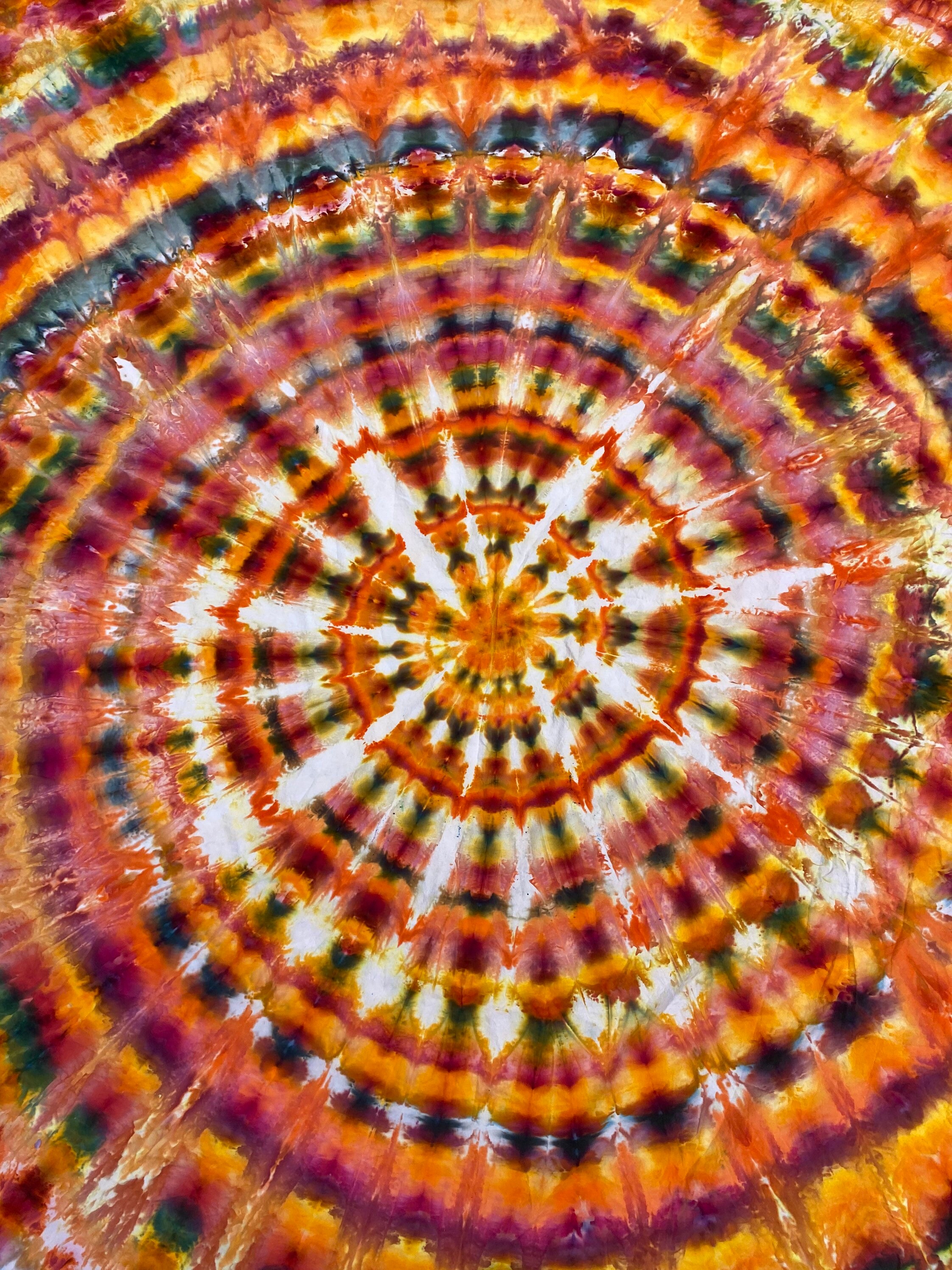 Tie Dye Tapestry Boho Wall Art Tie Dye Wall Hanging Etsy