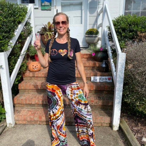 Tie Dye Lounge Pants | Tie Dye Loungewear | Hippie Clothes | Boho Clothing Women | Tie Dye Womens | Tie Dye Clothing | Tie Dye Clothes