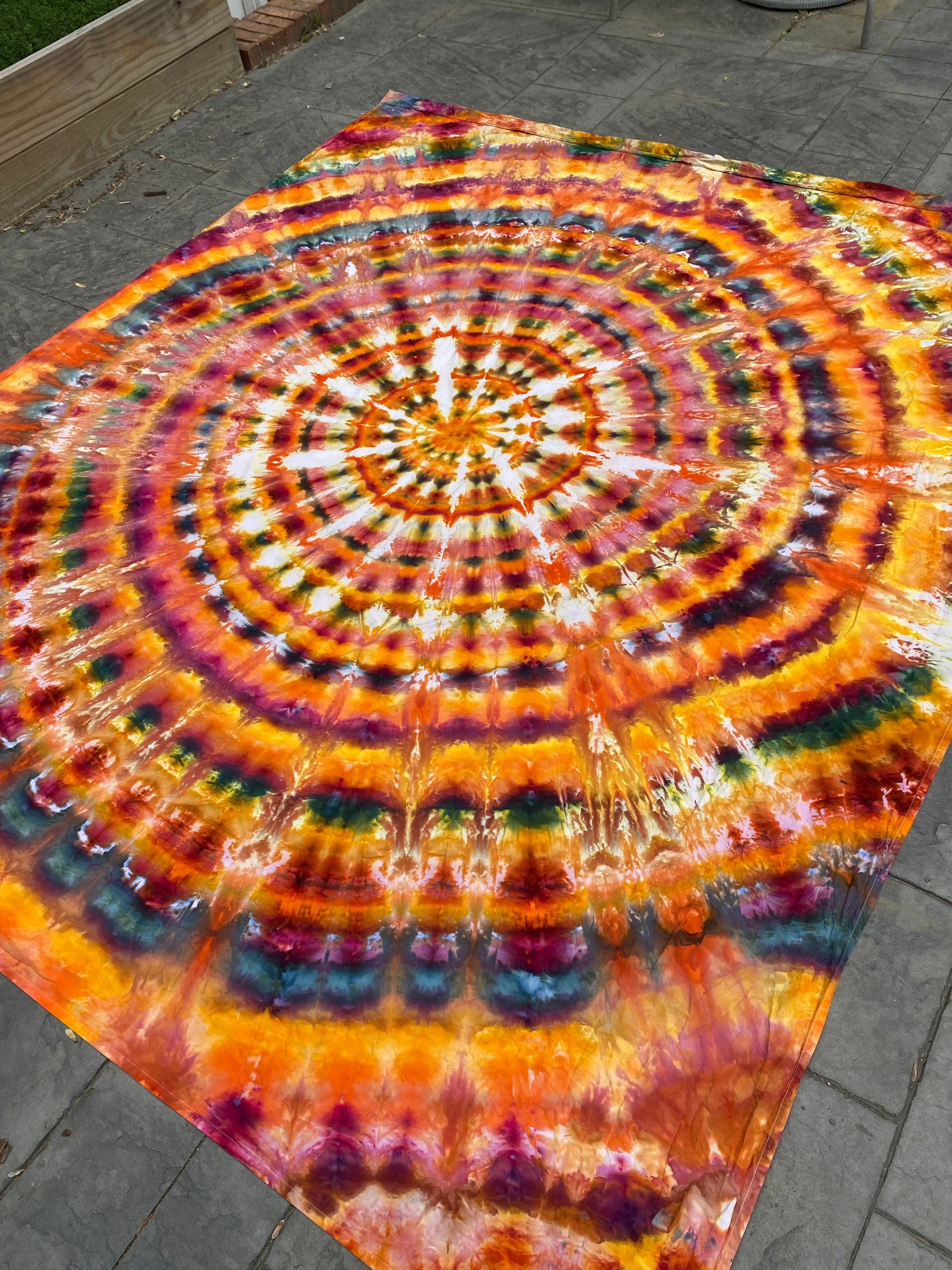 Tie Dye Tapestry Boho Wall Art Tie Dye Wall Hanging Etsy