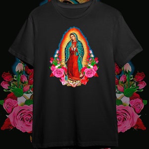 Our Lady Virgin of Guadalupe Shirt / virgen de Guadalupe Tshirt