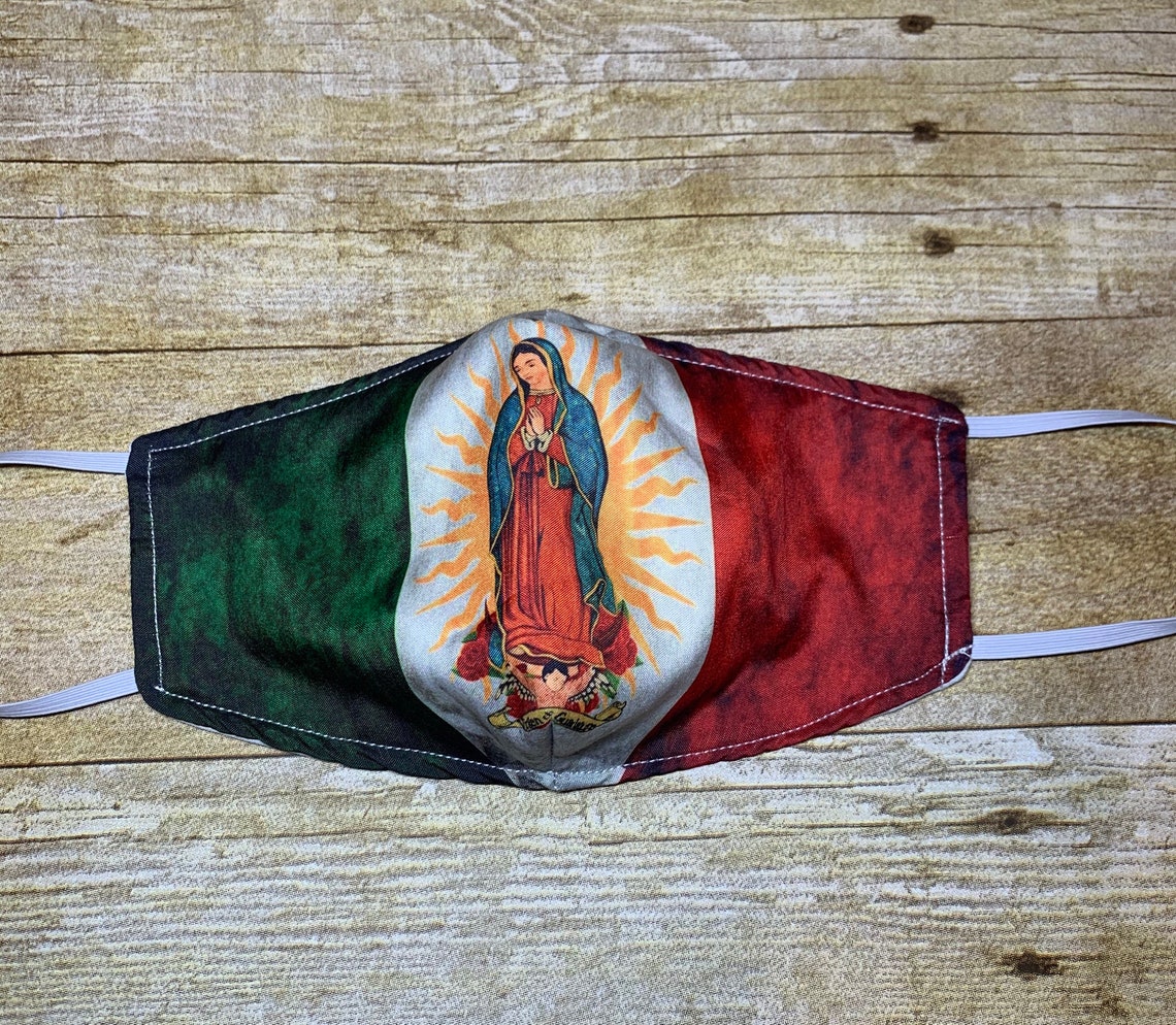 Virgin Mary Face Mask/ Virgen María Face Mask/ Virgen De Etsy