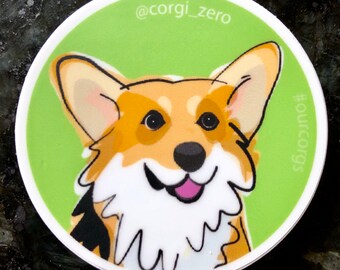 Our Corgs @corgi_zero sticker