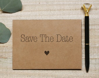Save the Date Pregnancy Announcement Card: Kraft Grandparent Reveal