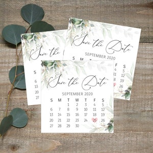 Bridesmaid Calendar proposal,  Save the date, Save the date greenery calendar card, Bridesmaid proposal calendar, bridesmaid gift box card