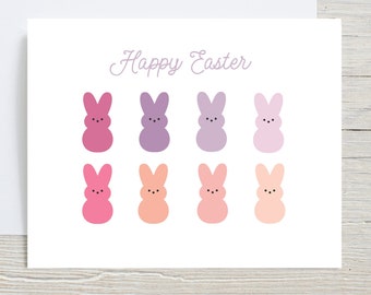Happy Easter, Greeting Cards, Cute easter Bunny, Bunny Card, You're my Favorite, Spring card set