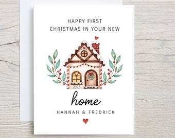 New Home Christmas Card - Etsy