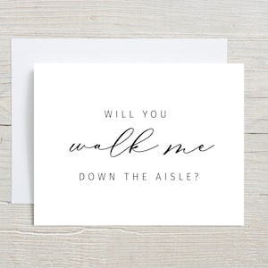 Carte de visite, carte de cérémonie de mariage, le jour de mon mariage, carte pour papa le jour de mon mariage