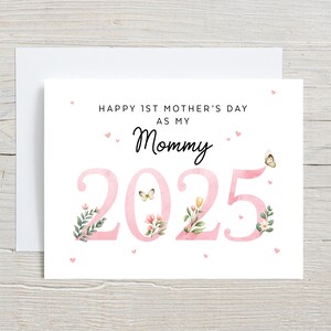 1ère carte de fête des mères, comme ma maman, cartes de fête des mères pour maman, fête des mères 2025, première fête des mères comme ma grand-mère, de grandbaby