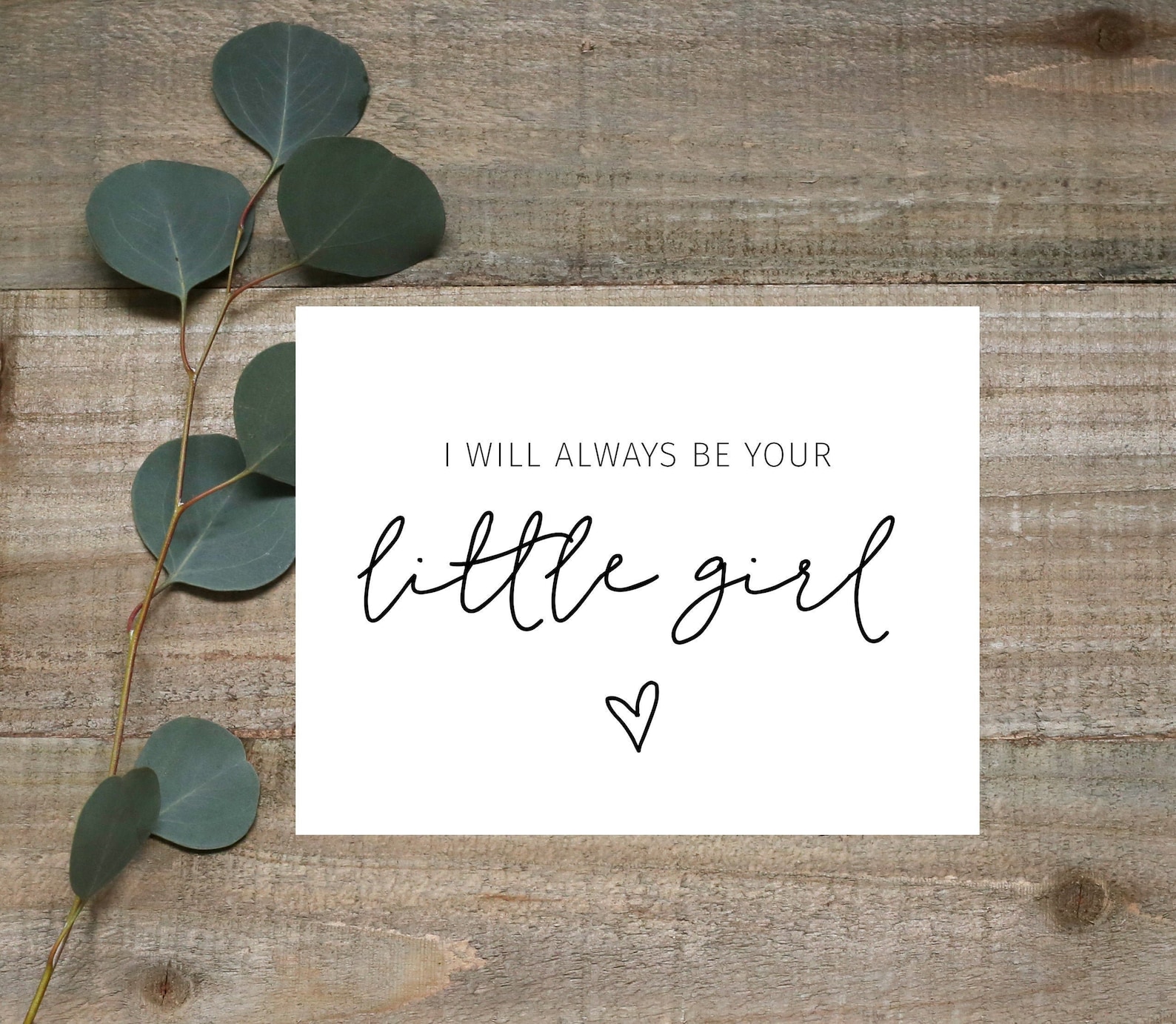 I Will Always Be Your Little Girl to My Dad on My Wedding - Etsy