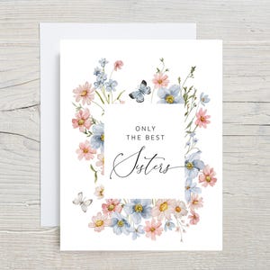 Seules les meilleures sœurs Obtenez une promotion tante, annonce de grossesse, dévoilement de bébé, nous allons avoir un bébé, future tante, nouvelle carte Titi tante