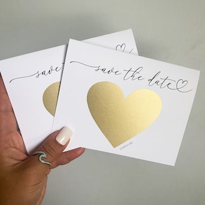 Carte à gratter Save the date, carte message personnalisée, faire-part grossesse, faire-part surprise, carte à gratter, carte à gratter