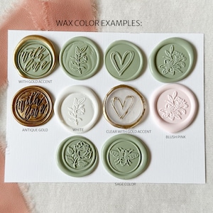 UNIQOOO Self-Adhesive Wax Seal Stickers - 50pcs Black Rose Design For Invitations & Gifts - View #5